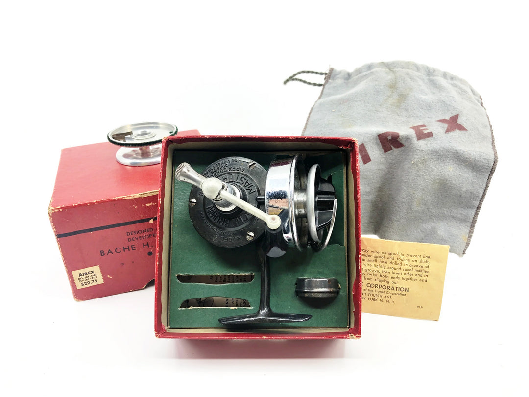 Airex (Bache Brown) Mastereel Model 3 Spinning Reel, Box, Paperwork & Accessories