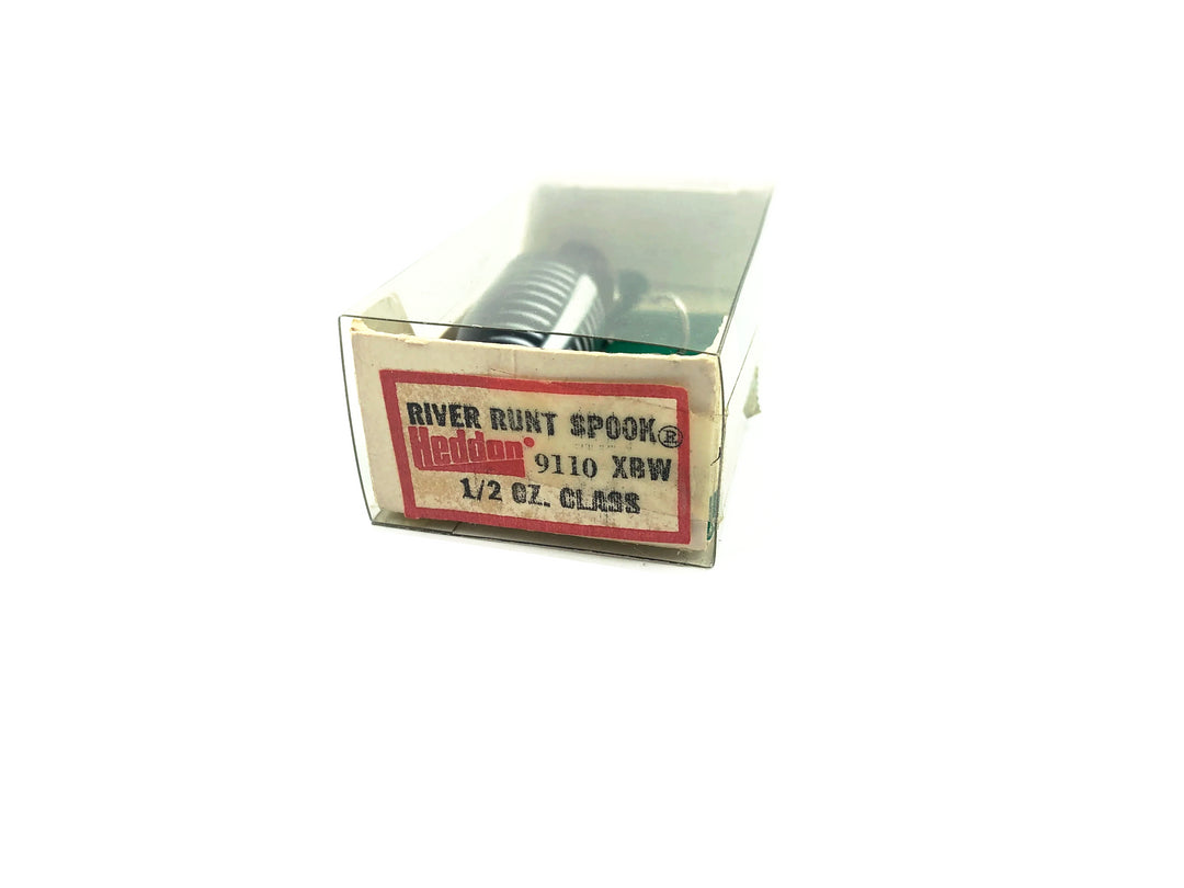 Heddon River Runt Spook Sinker 9110, XBW Black Shore Minnow Color w/Box