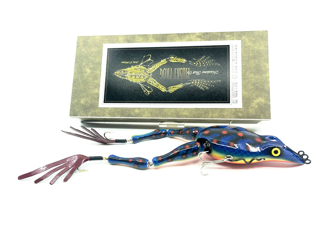 Macatawa Bait Co. Musky Frog, Poison Dart Frog Color w/Box