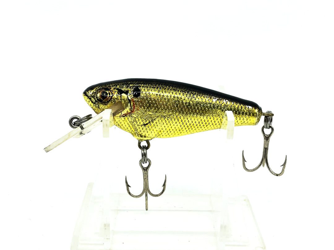 Bagley Small 4DSF2 Small Fry Shad, BG Black on Gold Foil Color