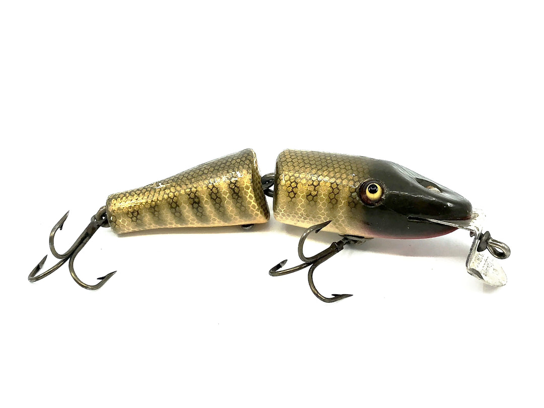 Creek Chub 2700 Baby Jointed Pikie Minnow, Color Pikie, Wooden Lure Glass Eyes