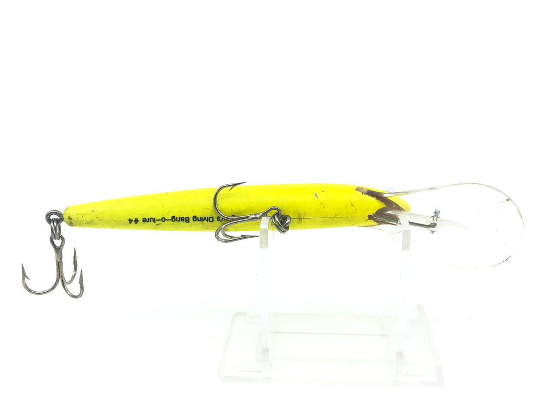Bagley Bang O Lure Deep Diving 4 BLDD4-119, Orange Stripes on Yellow Color