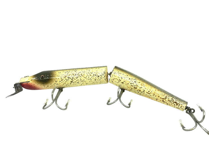 Creek Chub Wooden Giant Jointed Pikie 800, #18 Silver Flitter Color w/Box