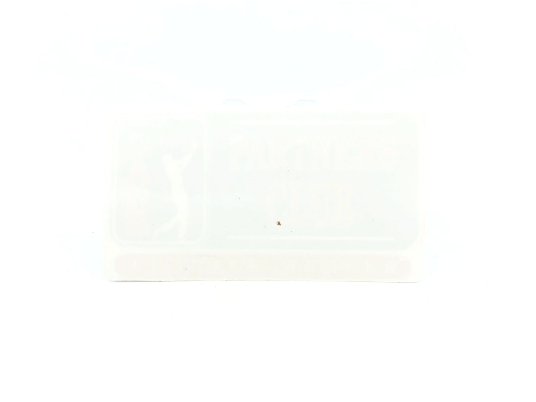 PGA Tour Partners Club Window Sticker