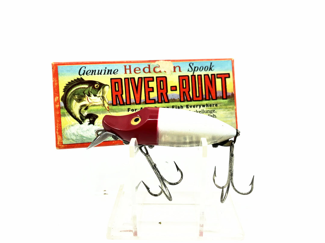 Heddon River Runt Spook 9110-RH, Red Head/White Color with Box