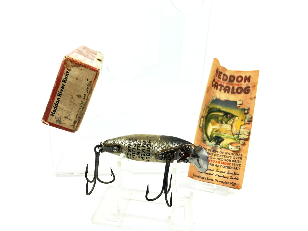 Heddon River Runt Spook Sinker 9110-P, Shiner Color with Box/Catalogue