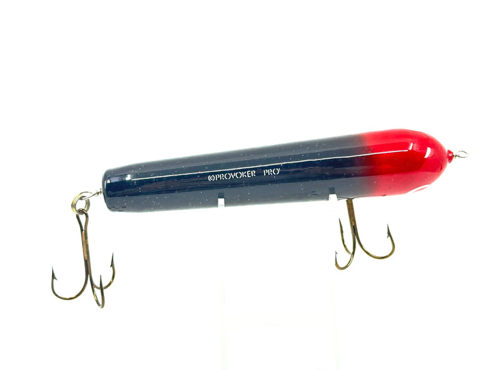 Provoker Pro Topwater Bait, Black/Red Head Color