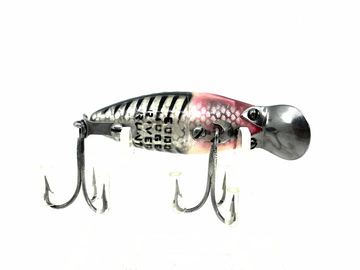 Heddon Midget River Runt Spook 9010, XRS Silver Shore Color