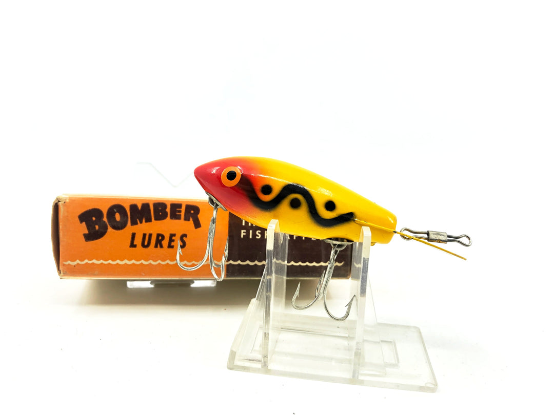 Bomber Wooden 500 Series, Yellow Black Shadow Stripe Color with Box