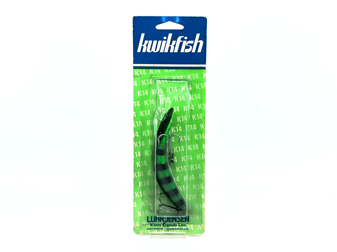 Kwikfish K14 788 Green Chub Color New on Card Old Stock