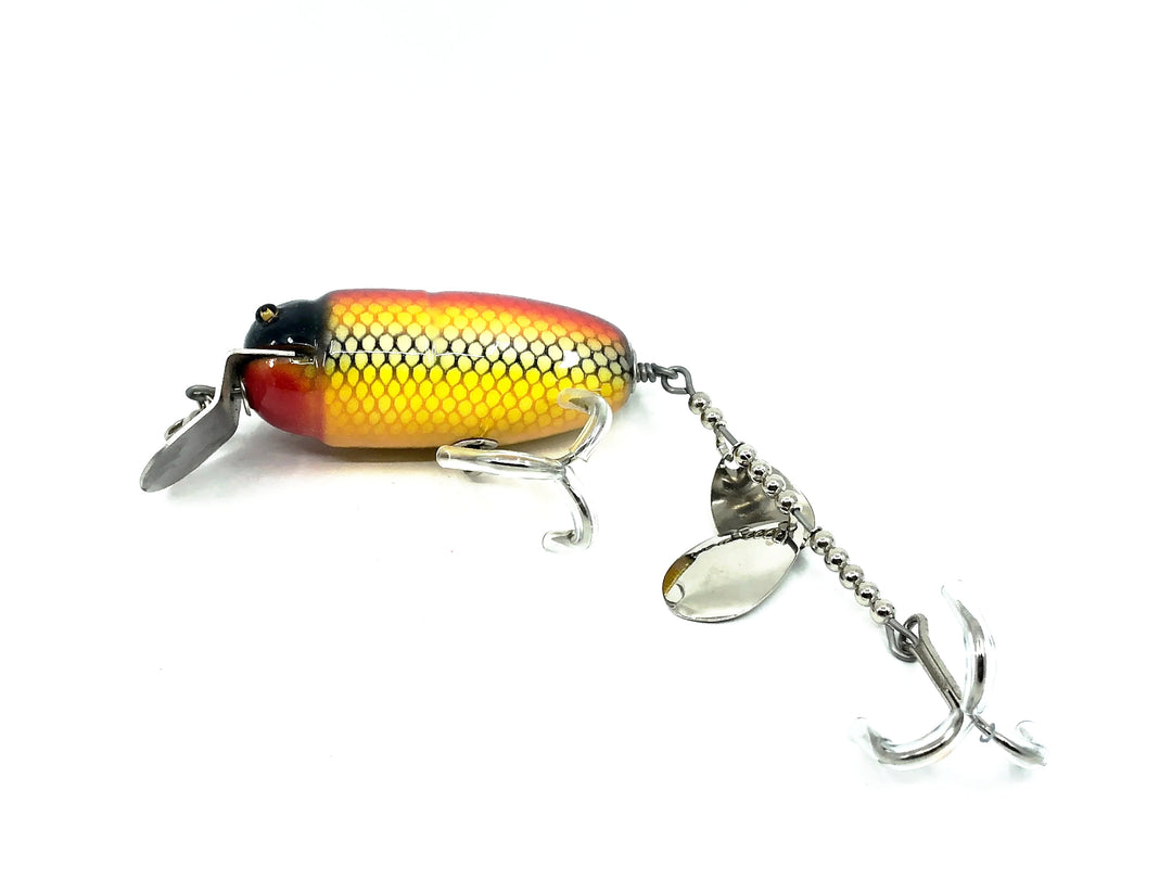 Musky Dan (XXX Lures) Husky Beetle, White Scale Color