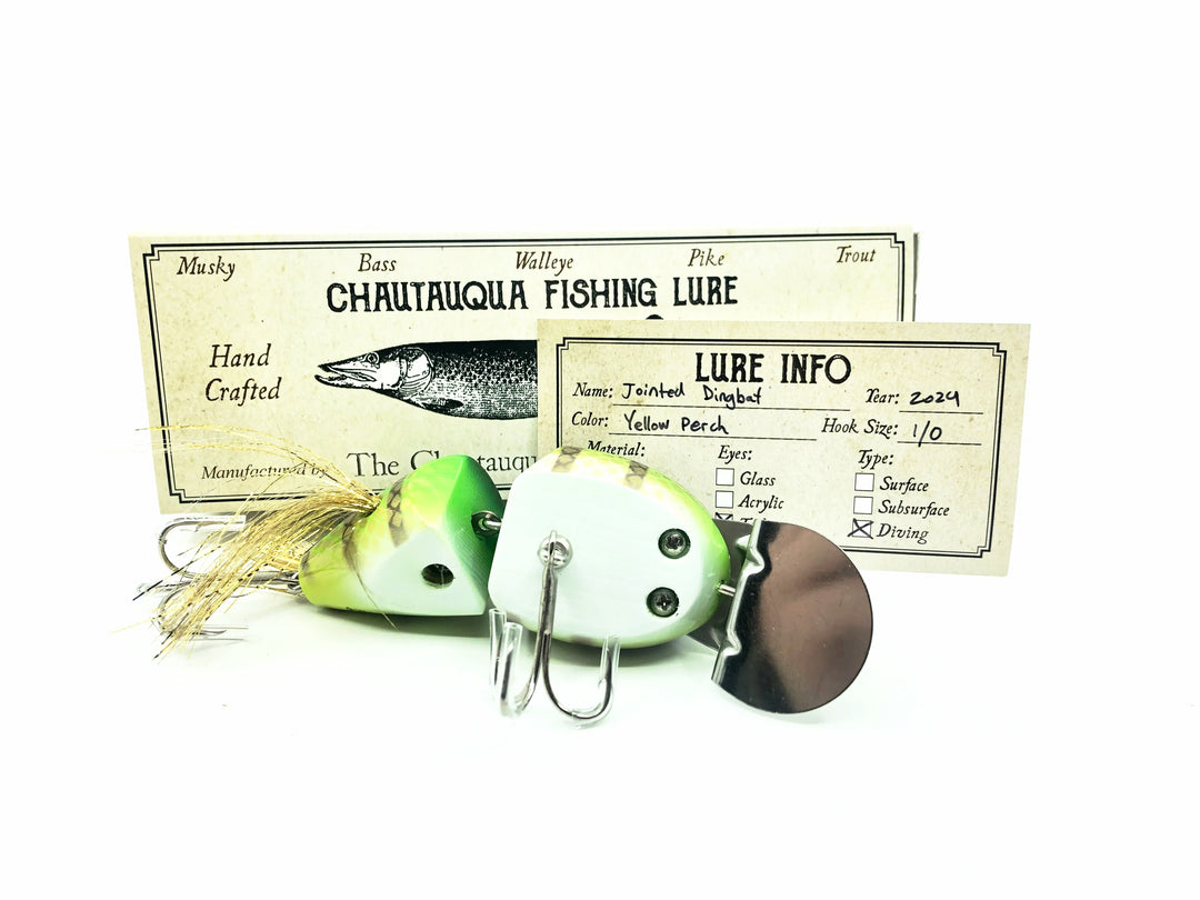 Chautauqua Jointed Dingbat, Yellow Perch Color