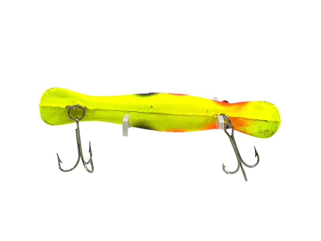 Homer Le Blanc Swim Whizz 4", Chartreuse/Orange/Black Dots Color
