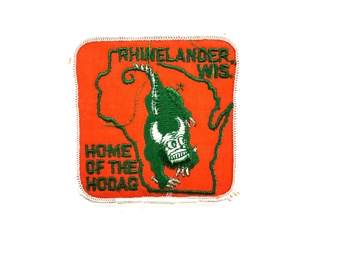Rhinelander Wisconsin Home of the Hodag Vintage Patch