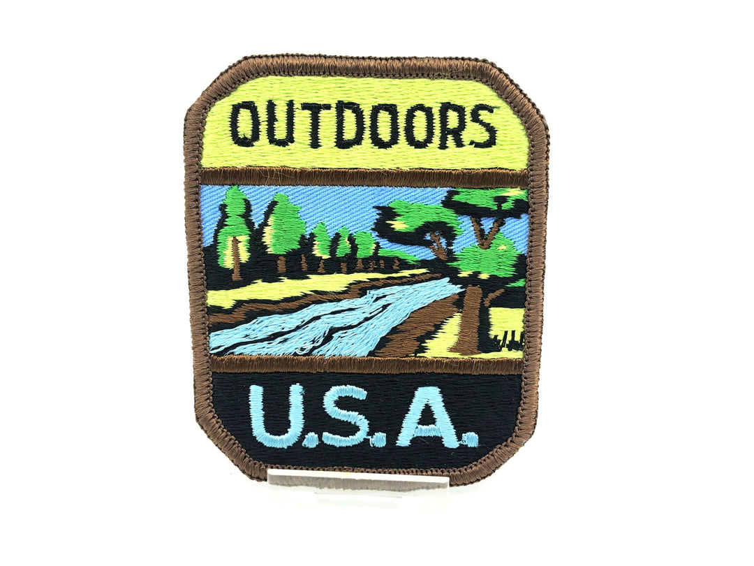 Outdoors U.S.A. Vintage Fishing Patch