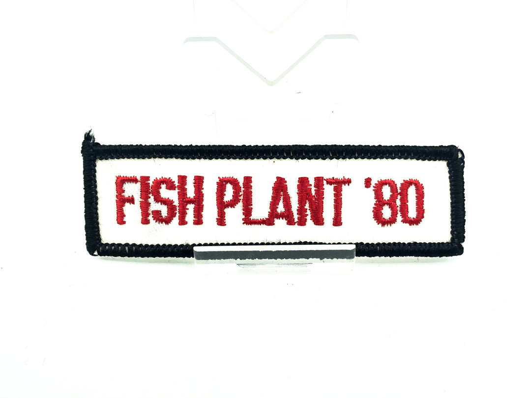Fish Plant '80 Vintage Fishing Patch