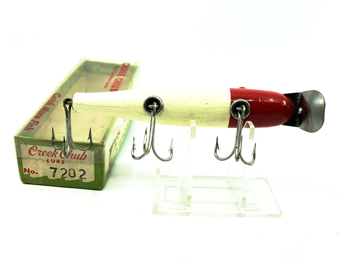 Creek Chub 700 Pikie, 702 Red Head/White Color with Box