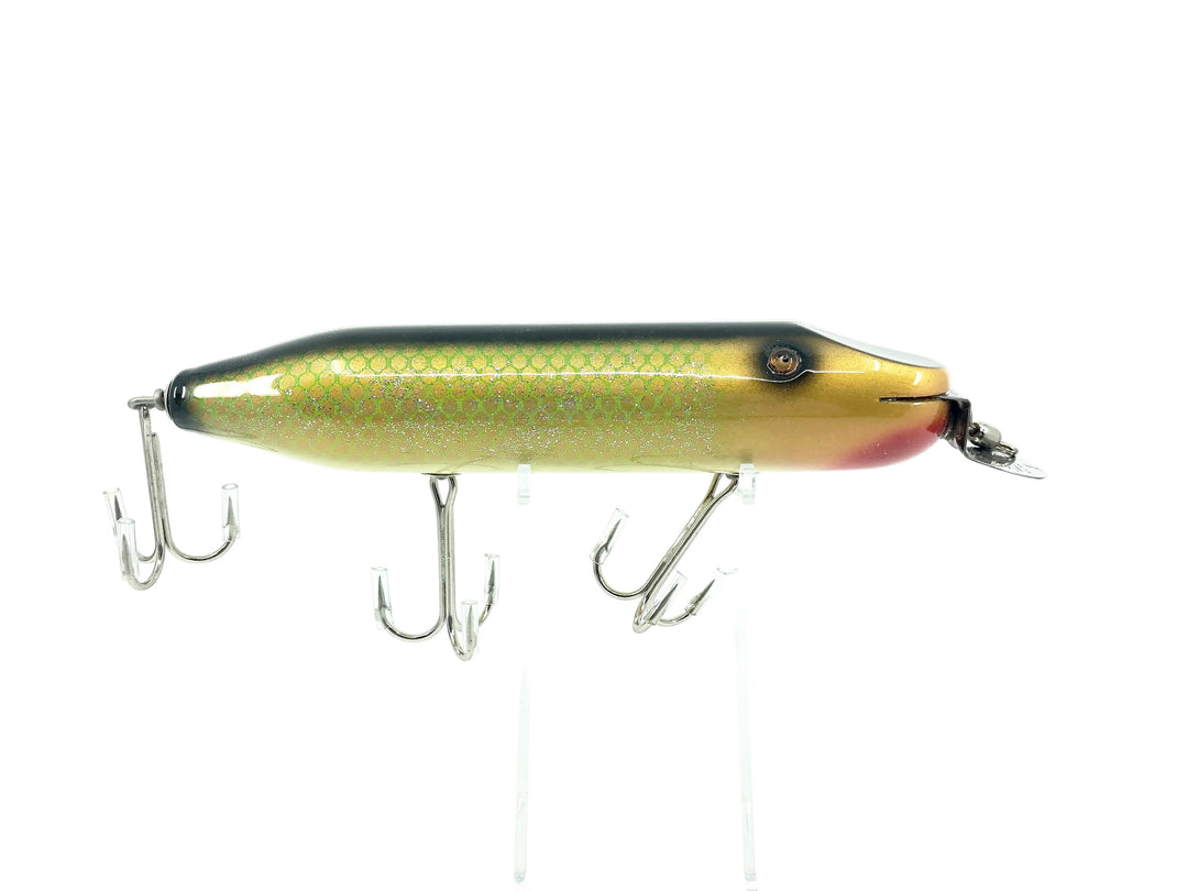 Musky Dan (XXX Lures) Husky Pikie, Golden Shiner Color w/COA
