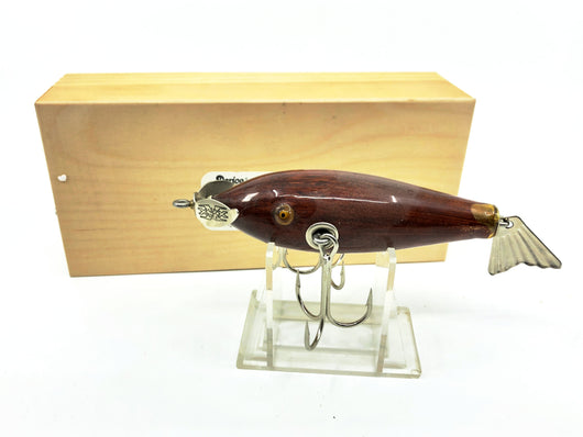 Musky Dan (XXX Lures) 2 Hook/Wiggle Fish, Cedar Finish Color with Box – My  Bait Shop, LLC