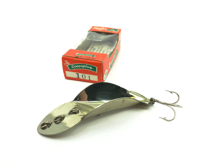 Buck Perry Spoonplug, Nickel Color with Box