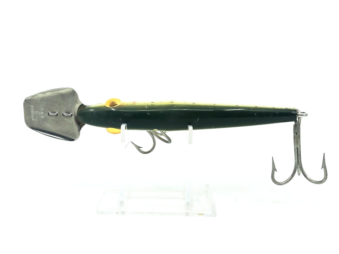 L &amp; S Mirrolure #6 Billfish, Green/Gold Scale/Black Dots Color