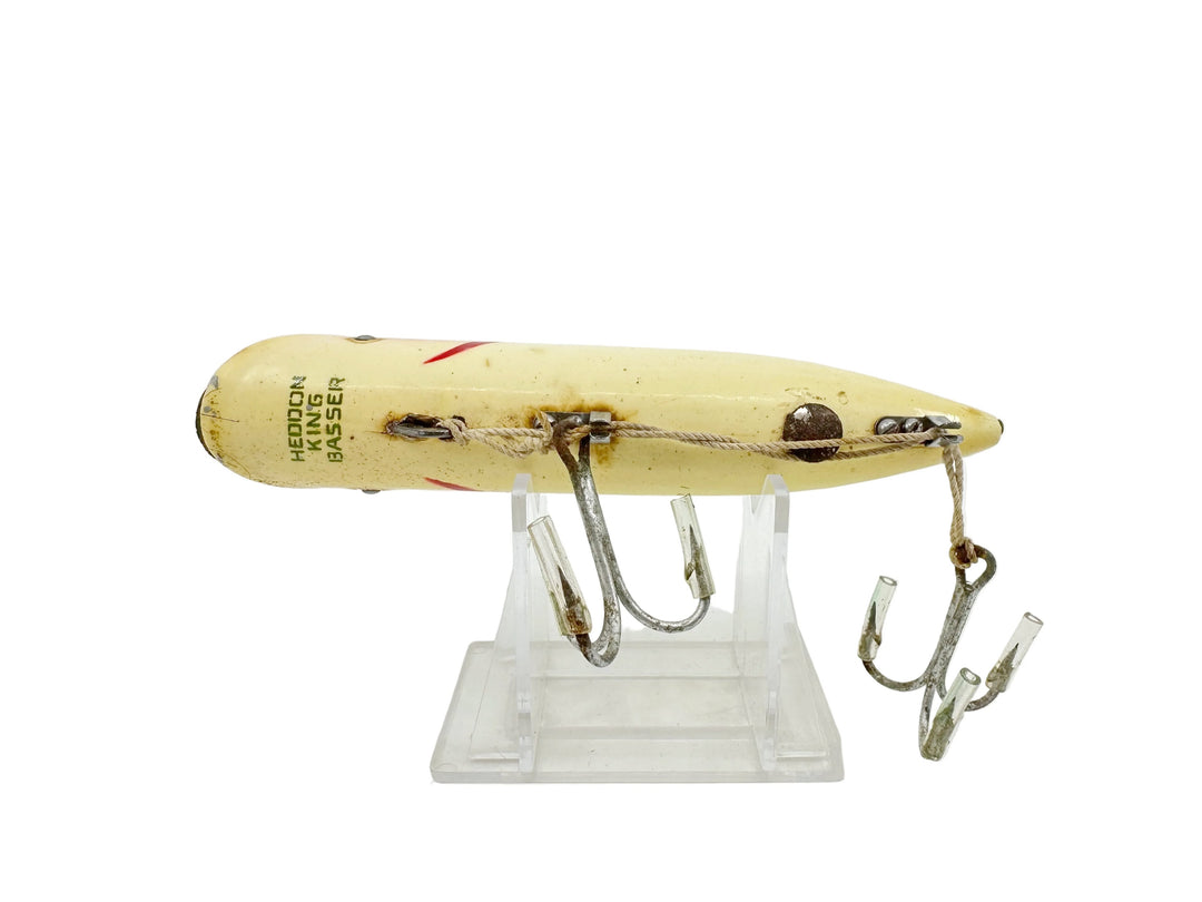 Heddon King Basser 8550, 2M White/Red Gills Color