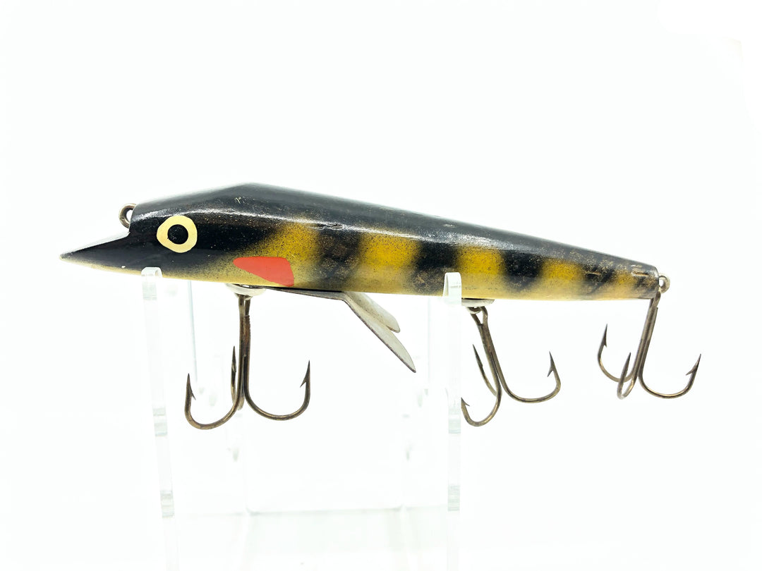 Alzbaits Al Tumas FinFish Musky Lure Perch Color SIGNED! - Older Variant