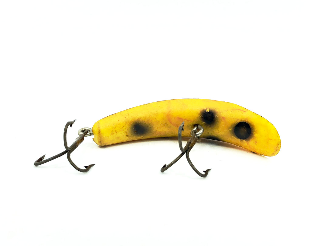 Imitation Helin Flatfish F7 size, Yellow with Spots Color