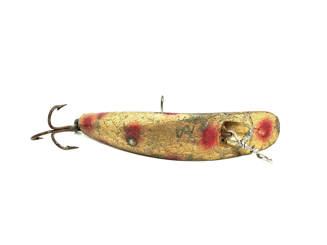 Imitation of Helin Flatfish X5, Gold with Spots Color-Wooden