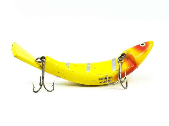 Heddon Big Prowler 7075 YWS Yellow Silver Ribs Color-1974-76 Only!