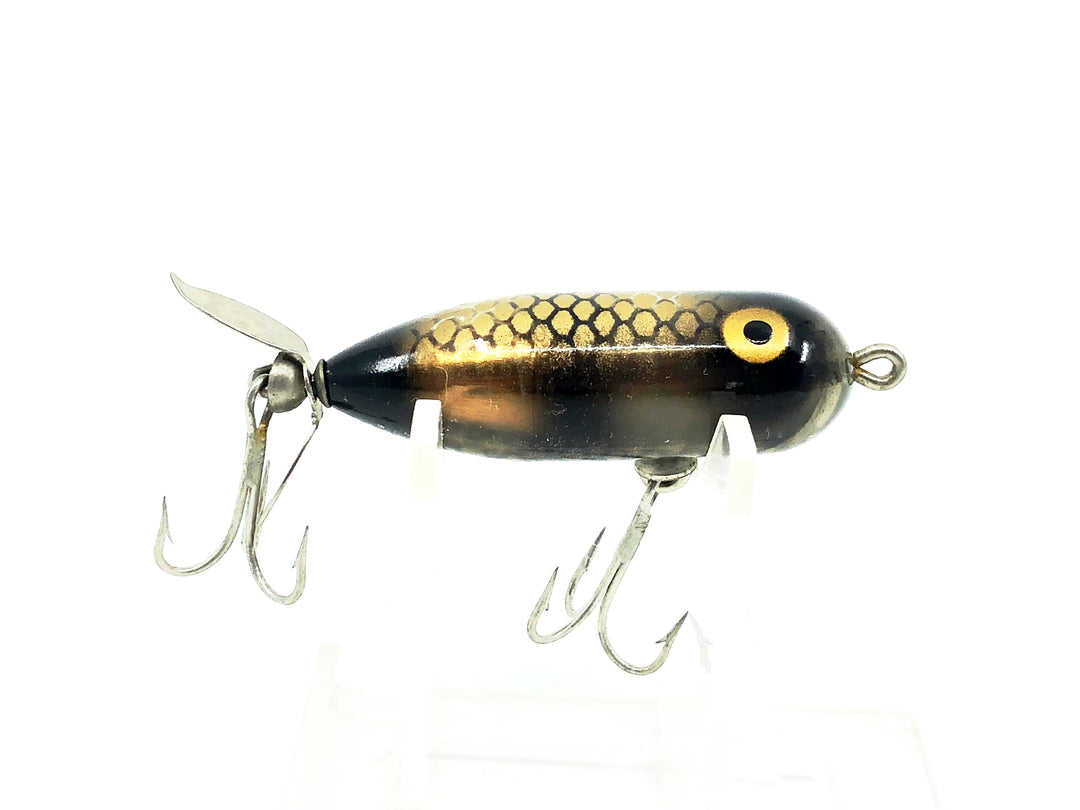 Heddon Tiny Torpedo FF-GB Fish Flash Gold Reflector Black Scale Color-Tough