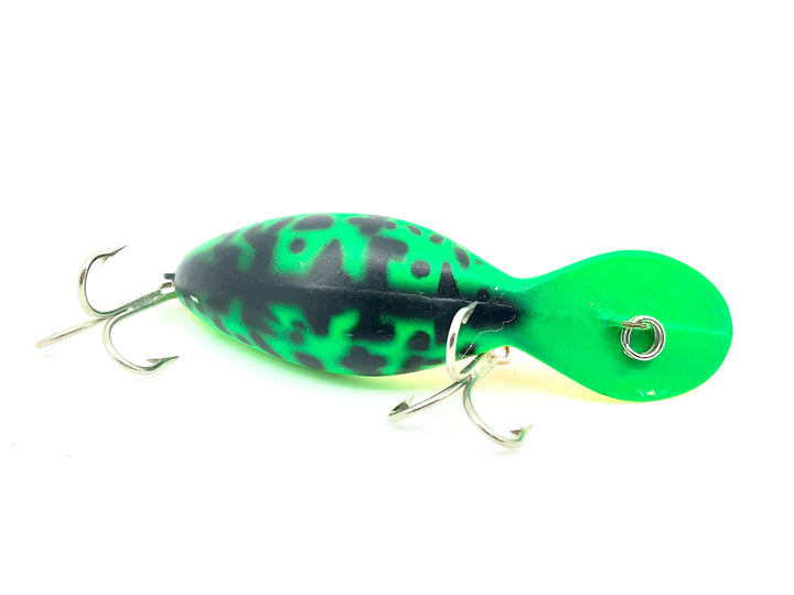 Heddon Tadpolly GRA Fluorescent Green Crawdad Color-Rattles