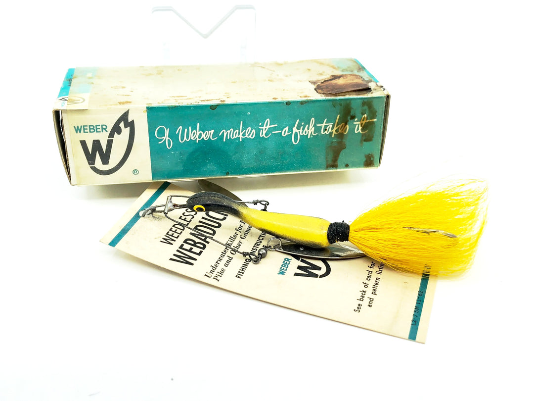 Weber Webaduck Lure WDM2 Yellow and Black Color with Box