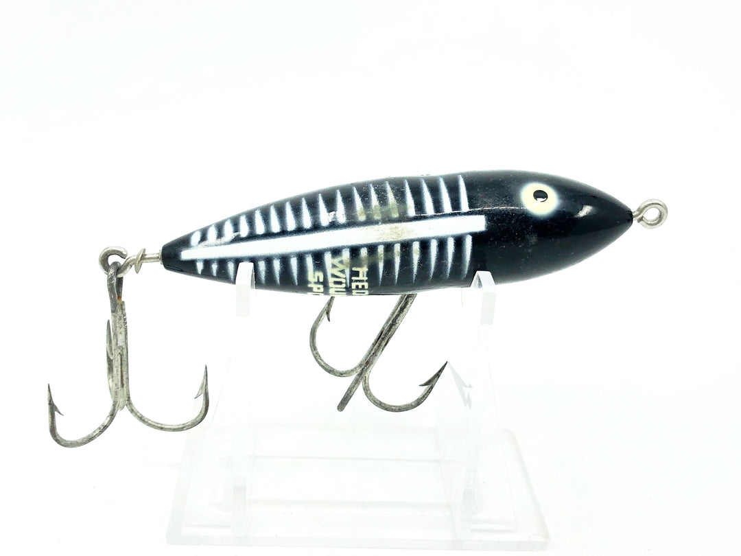 Heddon Wounded Spook Black Shore Color