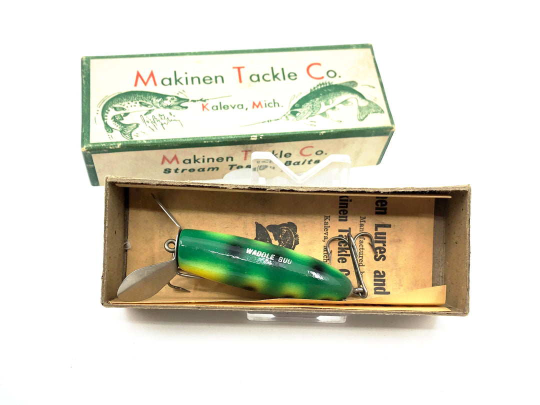 Makinen Waddle Bug, Green Frog Color with Box