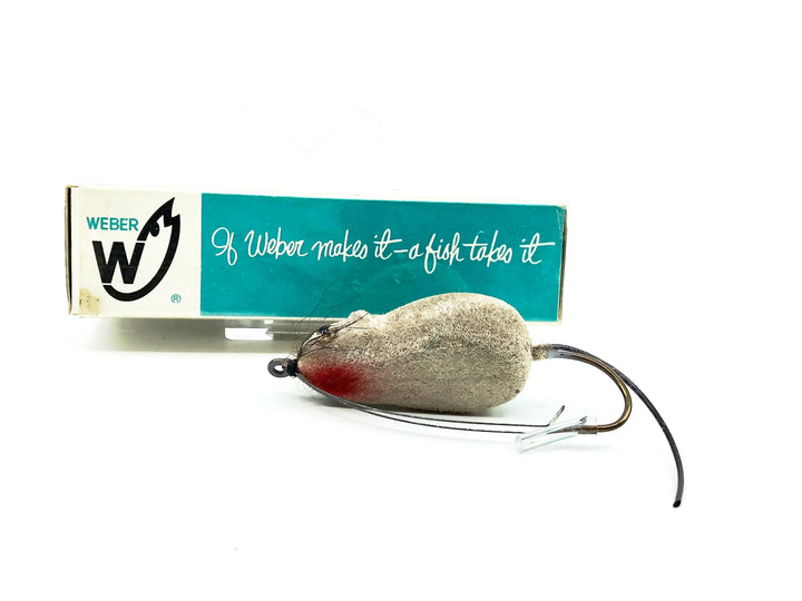 Weber Weedless Spin Mouse Gray Color with Box Old Stock 1/4 oz Size