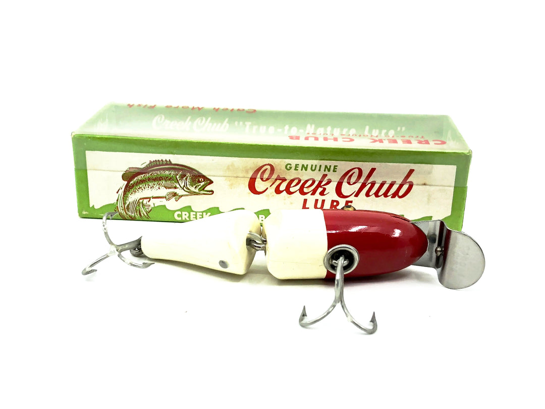 Creek Chub Baby Jointed Pikie 2700 Red White Color 2702 with Box