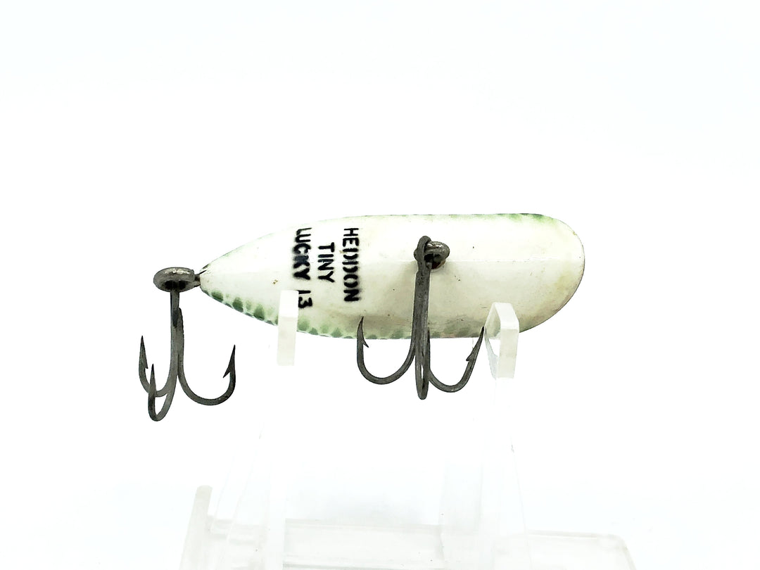 Heddon Tiny Lucky 13 Green Scale Variant / Creme Eye Color