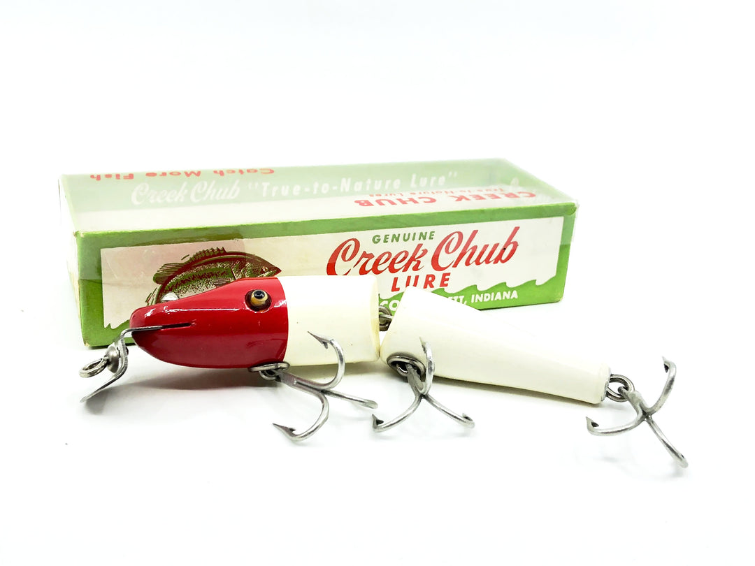 Creek Chub Jointed Pikie 2600 Red White Color 2602 with Box