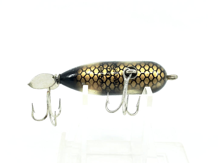 Heddon Tiny Torpedo FF-GB Fish Flash Gold Reflector Black Scale Color-Tough