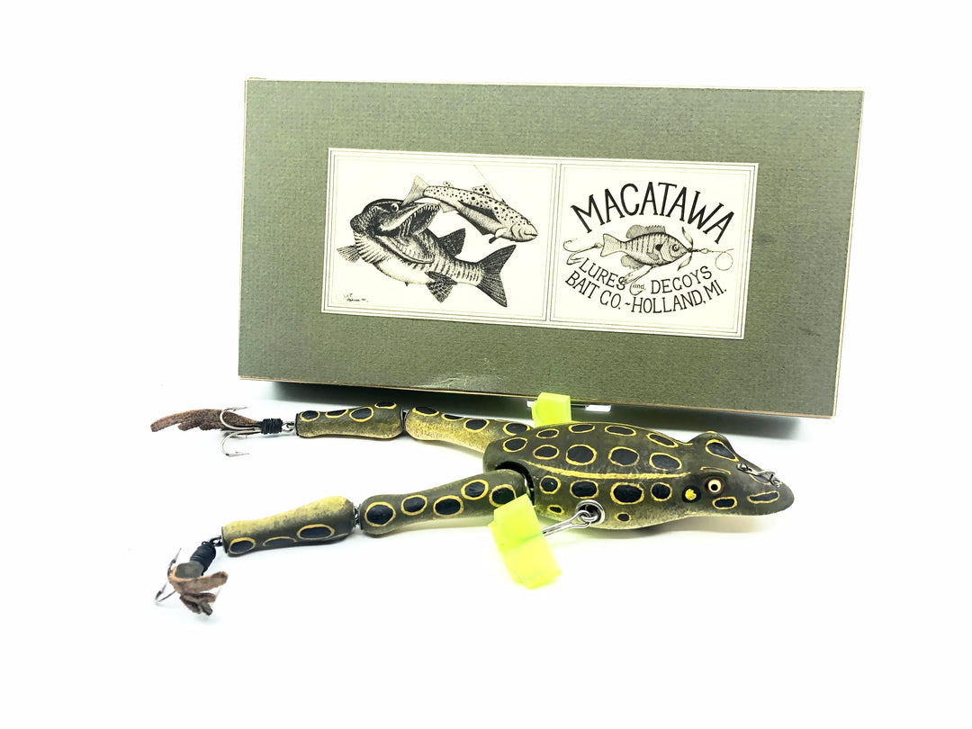 Macatawa Bait Co. 1st Musky Frog Made w/Box Circa. 1983 - 1st of the Original 6!
