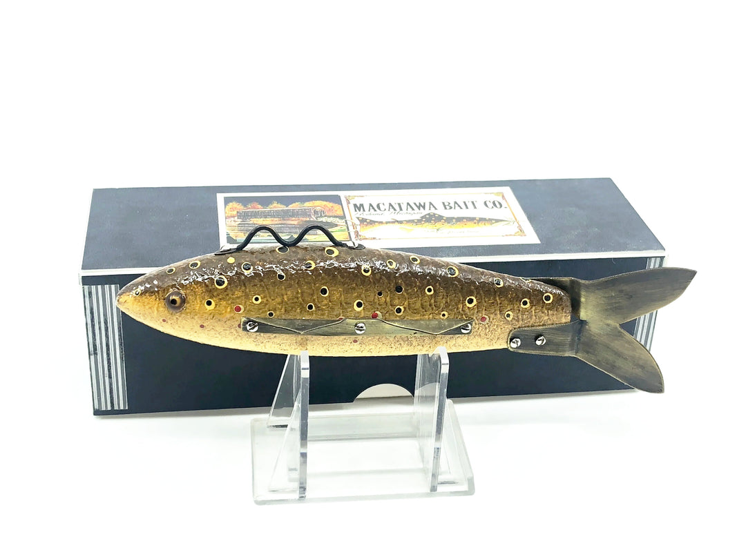 Macatawa Bait Co. Brown Trout Decoy w/Box