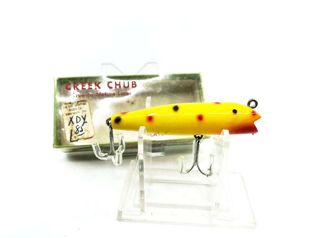Creek Chub Spinning Darter Yellow Spots 9014 Color with Box