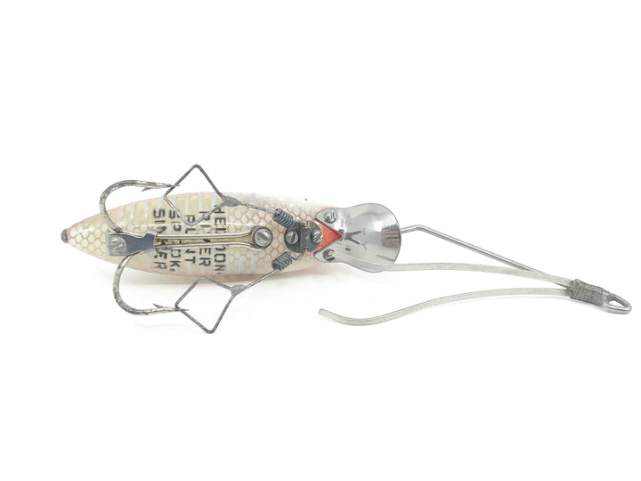 Heddon River Runt No-Snag N9119 XRW, White Shore Minnow Color
