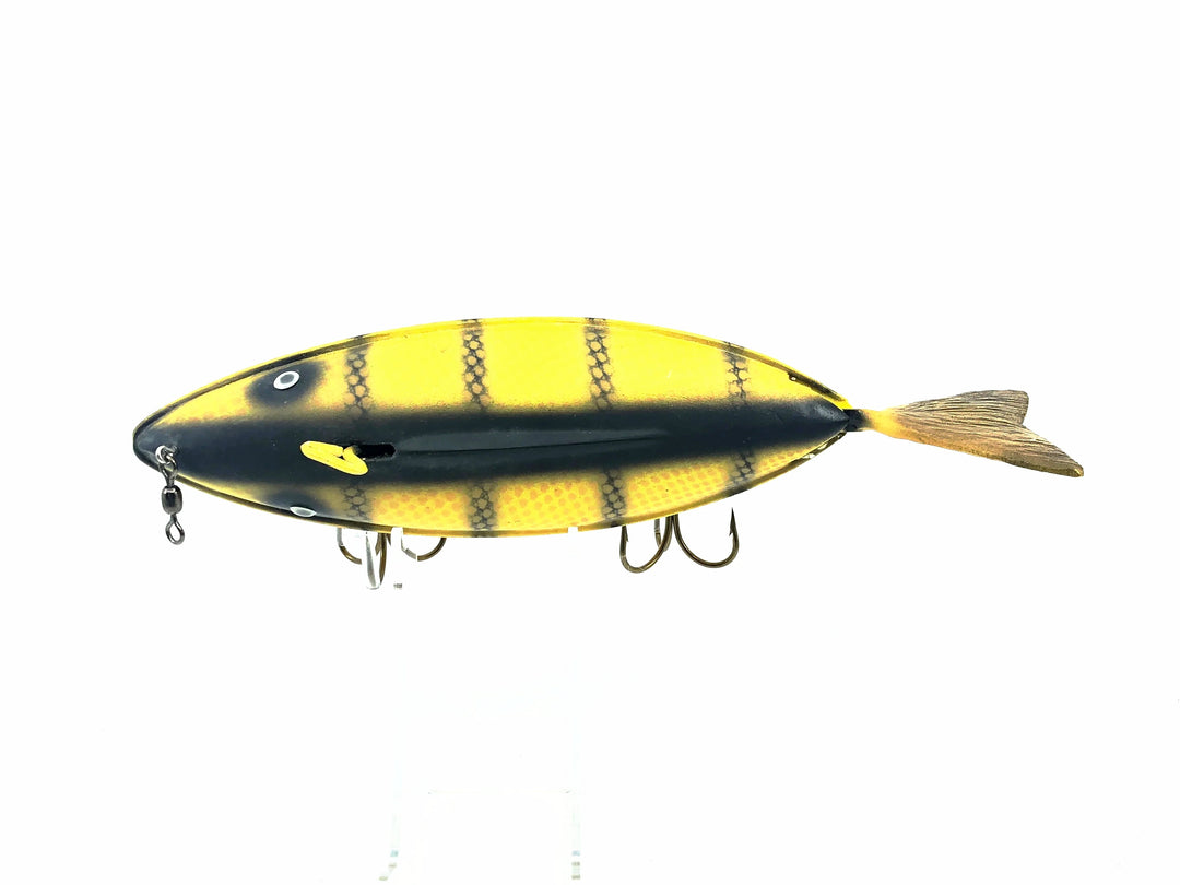 Musky Dan (XXX Lures) Custom Painted Old Wind-Up Fish Toy w/COA
