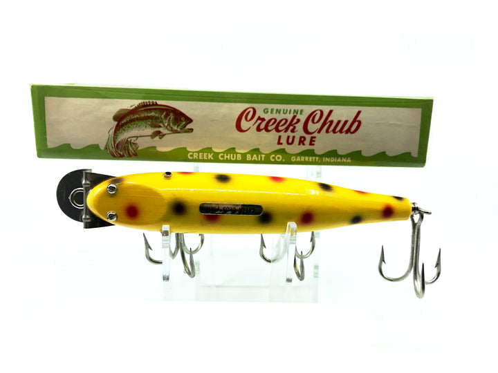 Creek Chub Husky Pikie 2300, Yellow Spotted Color 2314 with Box