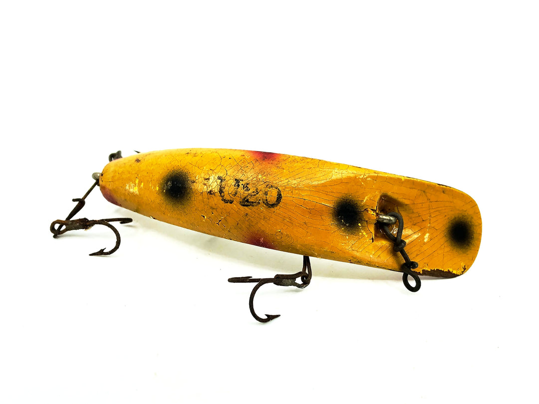 Helin Wooden Flatfish U20, YE Yellow Color