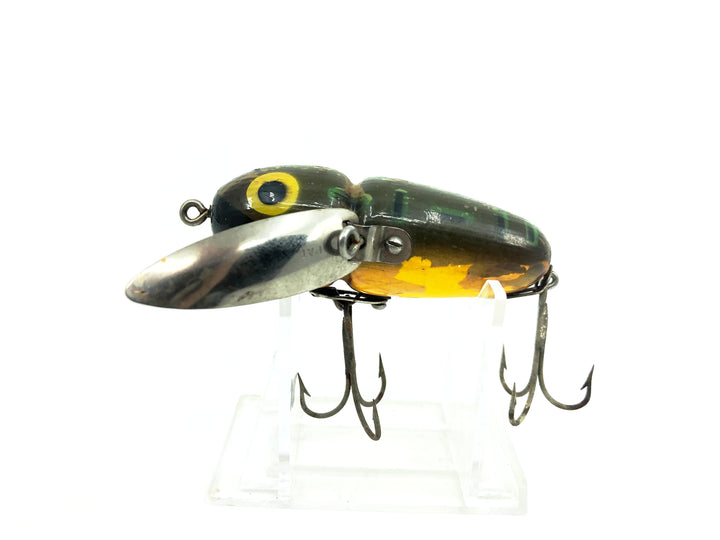 Heddon Wooden Crazy Crawler 2100, BF Bullfrog Color