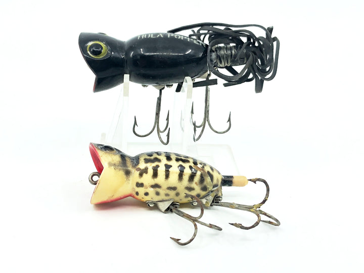 Vintage Hula Popper Combo, Black/Coachdog Color