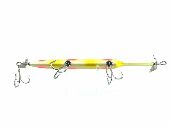 Musky Dan (XXX Lures) Husky Gar 8", Pearl Color